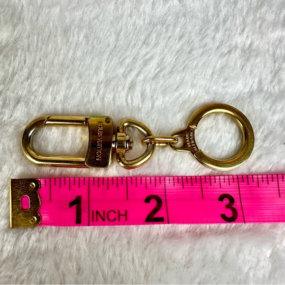 Louis Vuitton gold keychain key clip or bag charm - Picture 6 of 6